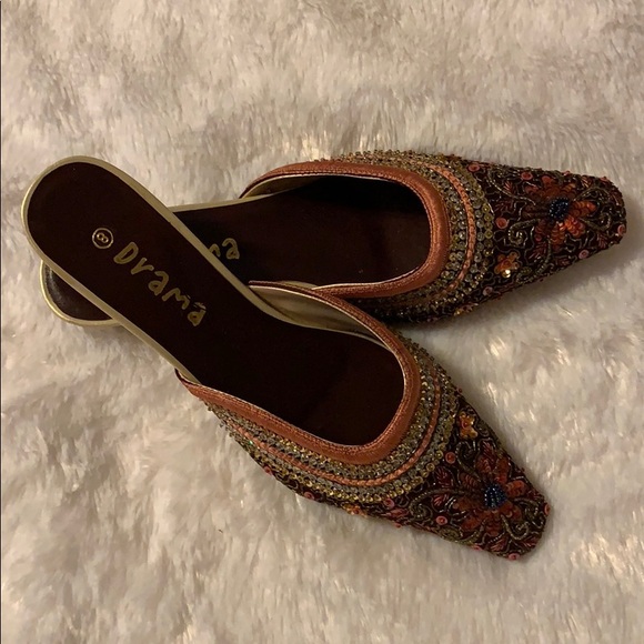 Drama Shoes - Beautiful Drama Sequin Mules